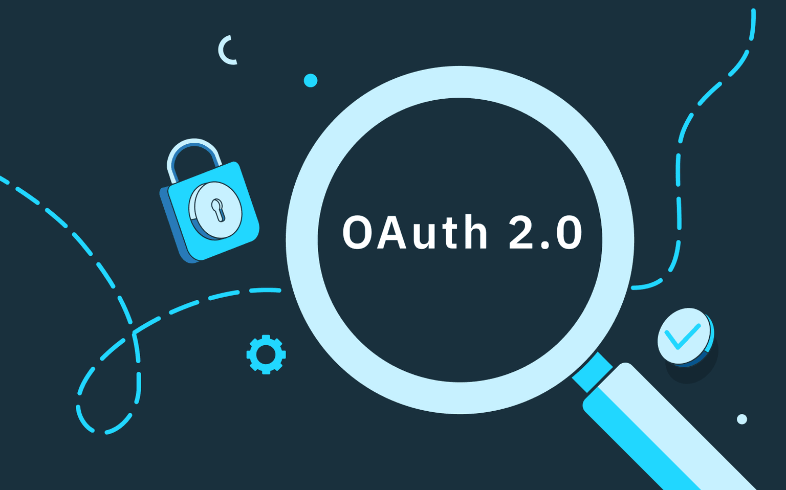 An illustration about how oauth works